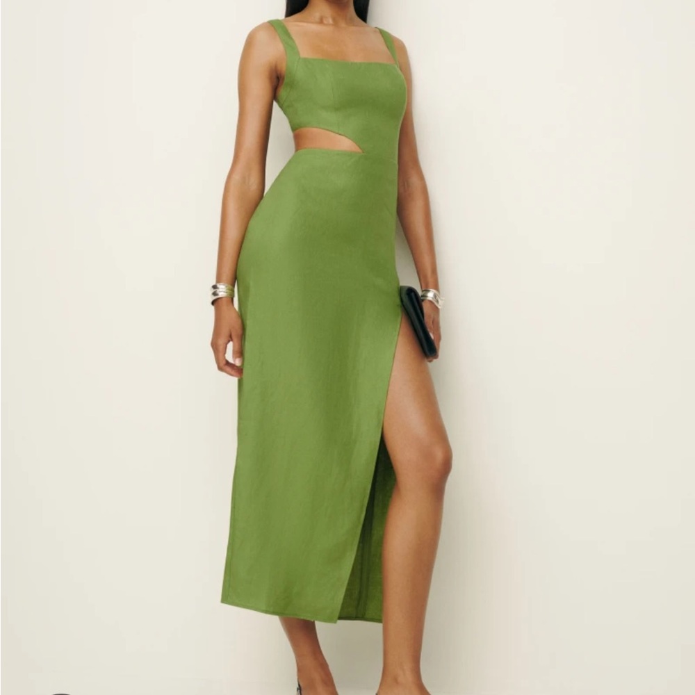 Reformation Linen Satori Dress